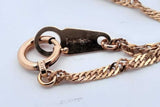 0.16ctw Diamond Necklace In 18k Yellow Gold 4.2 Grams 15 Inch Eb0425wxzsa