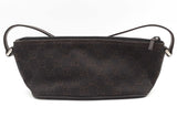 Gucci Gg Monogram Dark Brown Canvas Boat Pochette Eb0526crsa