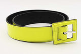 Saint Laurent Neon Green Patent Leather Belt Size 75 Eb0126rxsa