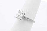 1.18cttw Diamond Ring In Platinum 4.5 Grams Size 5.25 Eb0126oxxzsa