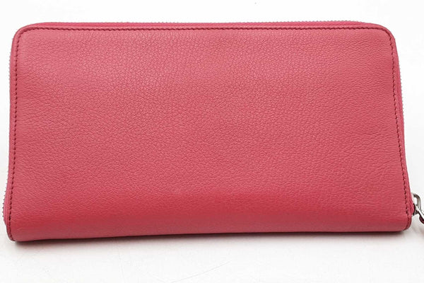 Givenchy Pink Leather Pandora Organizer Zip Around Wallet Eb1125loxdu