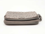 Coach Madison Needlepoint Op Art Double Zip Wristlet Fw0926lzdu