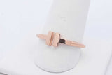 Tiffany &. Co. 18k Rose Gold T Square Ring 3.7 Grams Size 9.5 Eb0425wrxsa