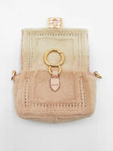 Fendi Nano Baguette Mink Crossbody Bag & Charm Fw0225loxzdu