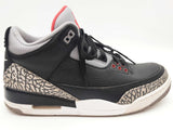 Nike 854262-001 Air Jordan Retro 3 Black Cement Shoes Size Us 11 Mens Do0925