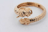 18k Yellow Gold Dragon Wrap Ring 3.6 Grams Size 8.5 Eb0826wcrsa
