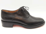 Christian Louboutin City Bro Flat Black Leather Shoes Size Eu 39.5 Do0425lxzde
