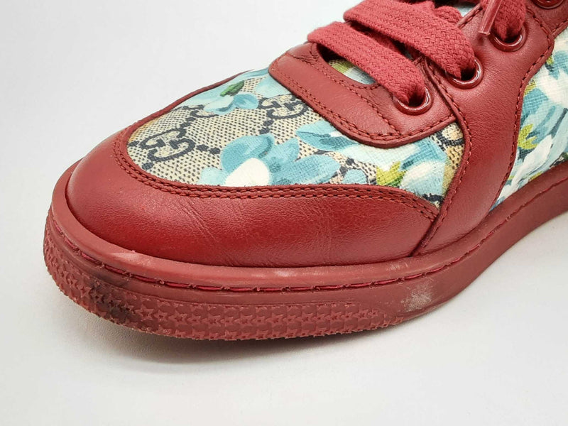 Gucci 435780 Gg Supreme Blooms Blue Red Shoes Size Gucci 36.5 Womens Do1224lrxde