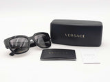 Versace 4437-u Black Sunglasses Grey Lenses Aa1025crsa