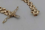 0.93cttw Diamond Bracelet In 14k Yellow Gold 11.8 Grams 7 Inch Eb0826lrxzsa