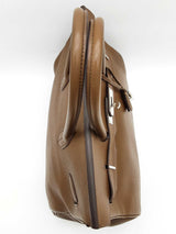 Hermes Birkin 35 Toundra Brown Epsom Palladium Hardware Handbag Do0825sxzxde