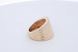 14k Yellow Gold Dome Ring 4.1 Grams Size 7 Eb0726wxzde