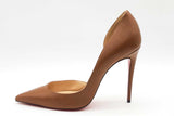 Christian Louboutin Iriza Brown Leather Pumps Size 40 Eb0626lrxde