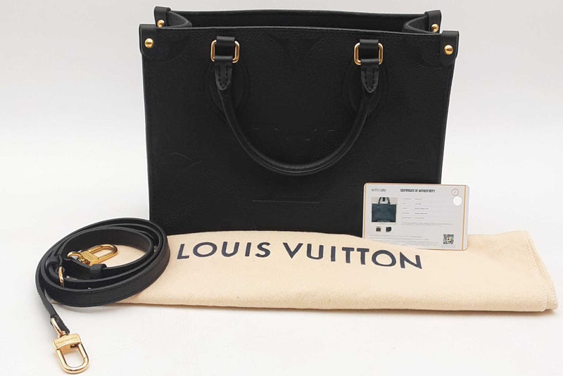 Louis Vuitton Onthego Monogram Empreinte Leather Handbag Sd0725lczxsa