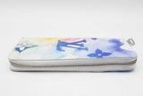 Louis Vuitton Watercolor Monogram Vertical Zippy Wallet Eb0626owxdu