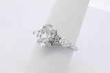 2.8cttw Lab Grown Diamond Ring In 14k White Gold 4.3 Grams Size 7 Eb0526cxzsa