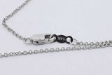 2.04cttw Lab Grown Pear Shaped Diamond Pendant Necklace 14k White Gold Eb326eorsa