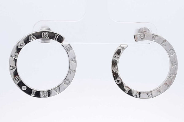 18k White Gold Hoop Earrings 5.8 Grams Eb0924owxsa