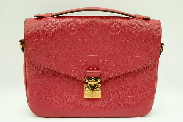 Louis Vuitton Monogram Empreinte Metis In Red Leather Eb0724rxzdu