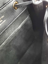 Louis Vuitton Lockme Black Leather Backpack Eb0126irxde