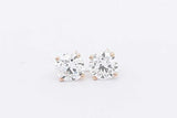2.94cttw Lab Grown Diamond Stud Earrings 14k Yellow Gold 1.6 Grams Eb0326crxsa