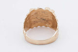 14k Yellow Gold Nugget Ring 11.9 Grams Size 11.5 Eb0526ixzsa