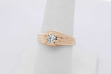 0.15ctw Diamond 14k Yellow Gold Ring 4.9 Grams Size 7 Eb0526rxzsa