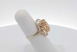 10k Yellow Gold Gemstone Ring 3 Grams Size 5.5 Eb0926rxsa