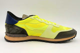 Valentino Garavani Rockrunner Camo Neon Yellow Sneakers Size 45 Ebeb0924crsa