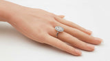 4.47 Cttw Lab Created Diamond & 18k Gold Engagement Ring & Cert 6 Grams Size 7 Fw0526rxzxdu