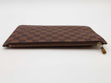 Louis Vuitton Pochette Brown Damier Ebene Coated Canvas Pouch Do0926pxzde