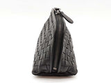 Bottega Veneta Intrecciato Black Woven Leather Pouch Sd0626oorde