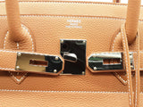 Hermes Birkin Hac 40 Gold Brown Togo Palladium Hardware Duffle Bag Do1025lpzxzde