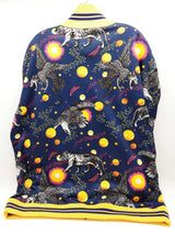 Gucci Space Animals Galaxy Green Web Zip Up Jacket Size Xxxl Do0925wxzde