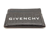 Givenchy 4g Coated Canvas Black Card Holder Sd0325lzxde
