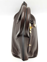Hermes Birkin 35 Ebene Brown Clemence Gold Hardware Handbag Do0825sxzxde