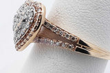 0.33cttw Diamond 10k Yellow Gold Ring 3.4 Grams Size 7 Eb0526lexsa