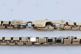 14k Yellow Gold Box Chain Necklace 31.2 Grams 24 Inch Eb0826orxzde