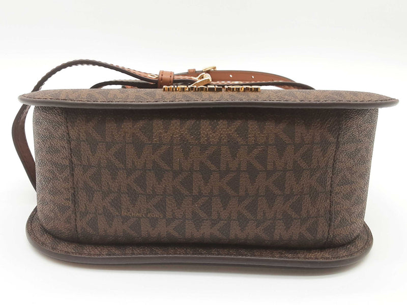 Michael Kors Emilia Brown Signature Crossbody Bag Do0425wrde