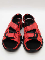 Balenciaga Red Track Sandals Size 8 Eb0526lxzde