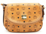 Mcm Visetos Saddle Bag Brown Aa0826lrzsa
