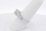 1.3cttw Princess Cut Diamond Ring In 14k White Gold 4.9 Grams Size 7 Eb0625cxzsa