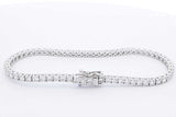 4.48ctw Lab Grown Diamond Tennis Bracelet 14k White Gold 8.9 Grams Eb0225lxrxdu