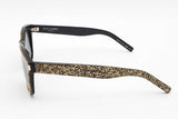 Yves Saint Laurent Sl51 008 Gold Glitter Sunglasses Eb0626lxzsa