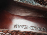 Cole Haan Nutmeg Brown Woven Leather Loafers Size Us 7m Do0925exde