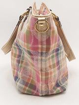 Coach Poppy Plaid Handbag Aa0725izsa