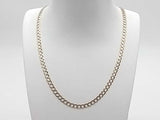 14k Yellow Gold Cuban Link Chain Necklace 11.6g 21in Vc0226irzmia