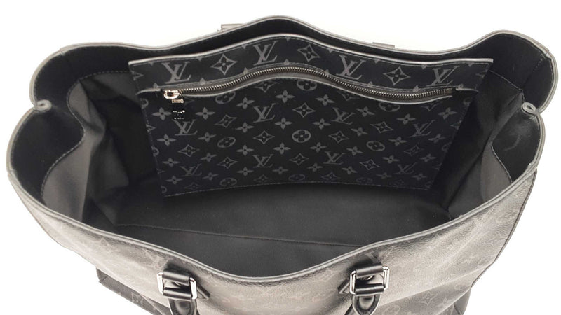 Louis Vuitton Grand Sac In Monogram Eclipse Coated Canvas & Leather Fw0925loxzdu