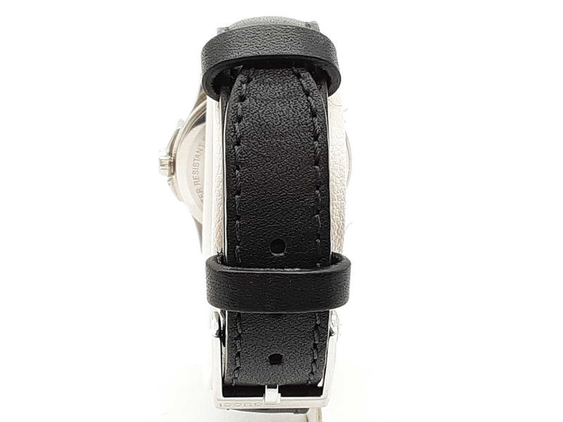 Gucci 28 G Timeless Bee Star Numerals Black Dial Steel Quartz Watch Do0825lrxde