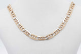 10k Yellow Gold Diamond Cut Mariner Chain Necklace 11.3g 20.5 Inch Eb0426pxzsa